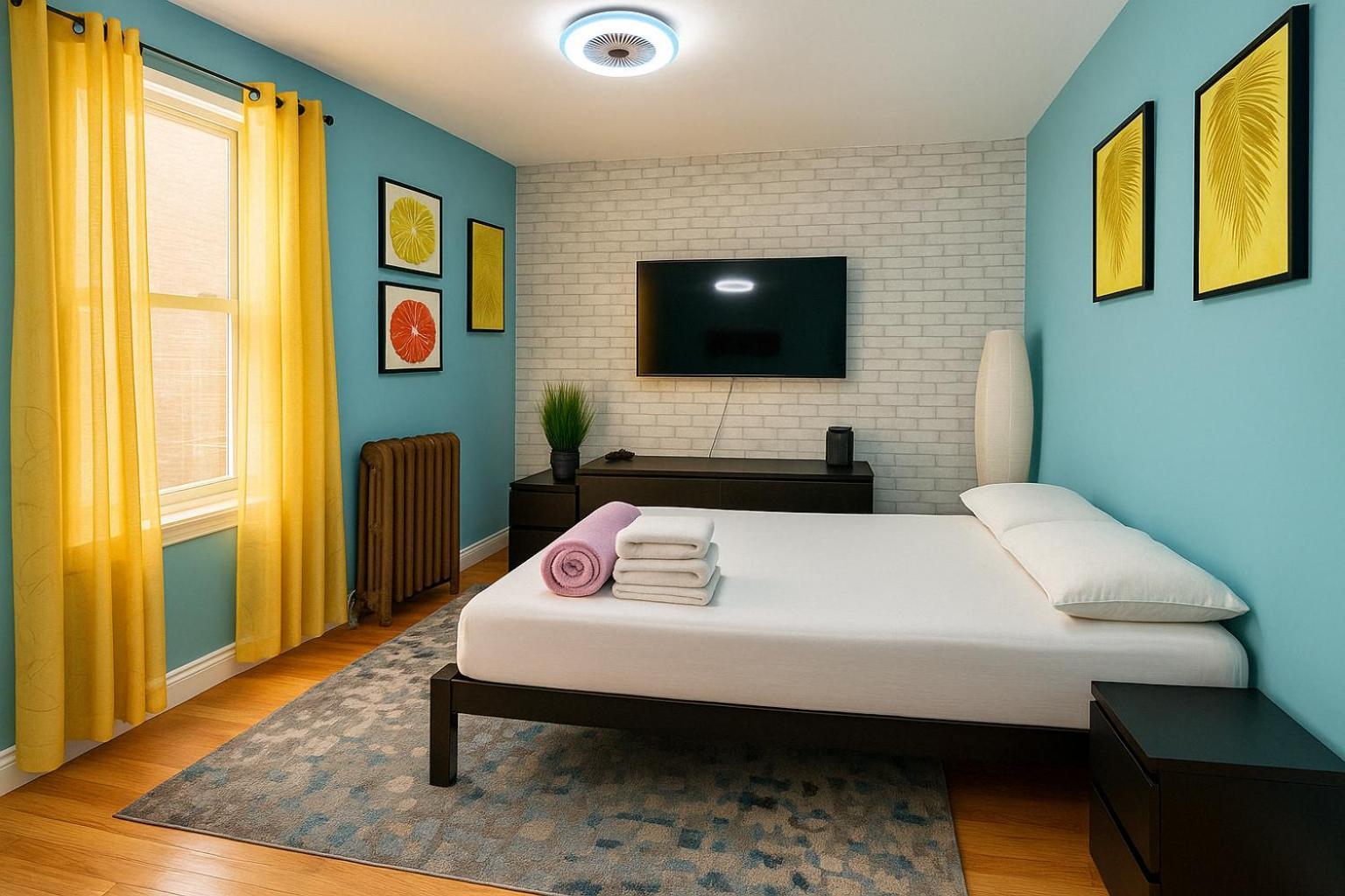 Modern Xl Queen Room Comfort & Character In Harlem Nowy Jork Zewnętrze zdjęcie