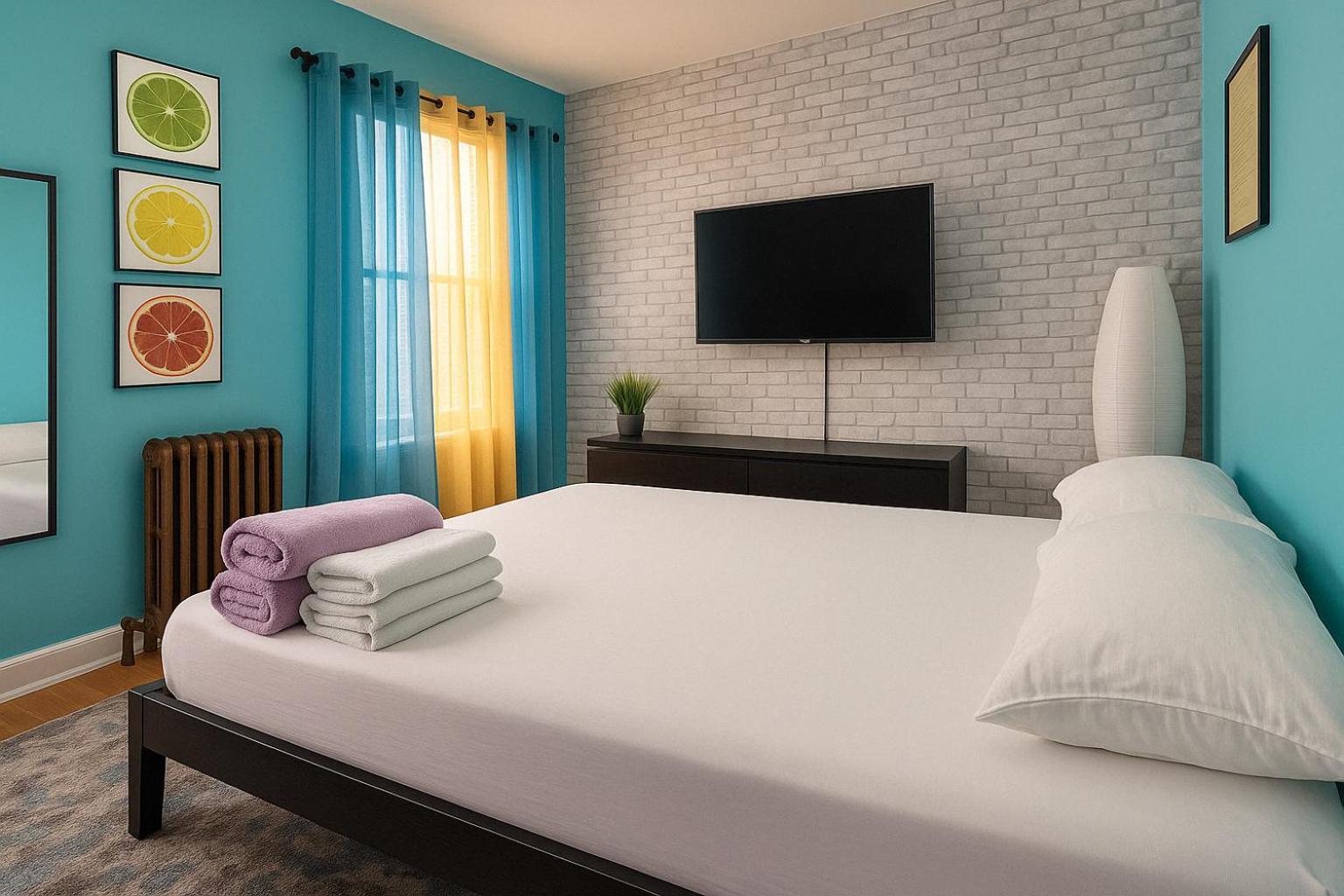 Modern Xl Queen Room Comfort & Character In Harlem Nowy Jork Zewnętrze zdjęcie